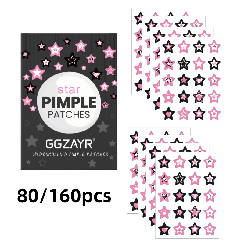 Skincare You - 80/160 stuks Star Acne Patch Set